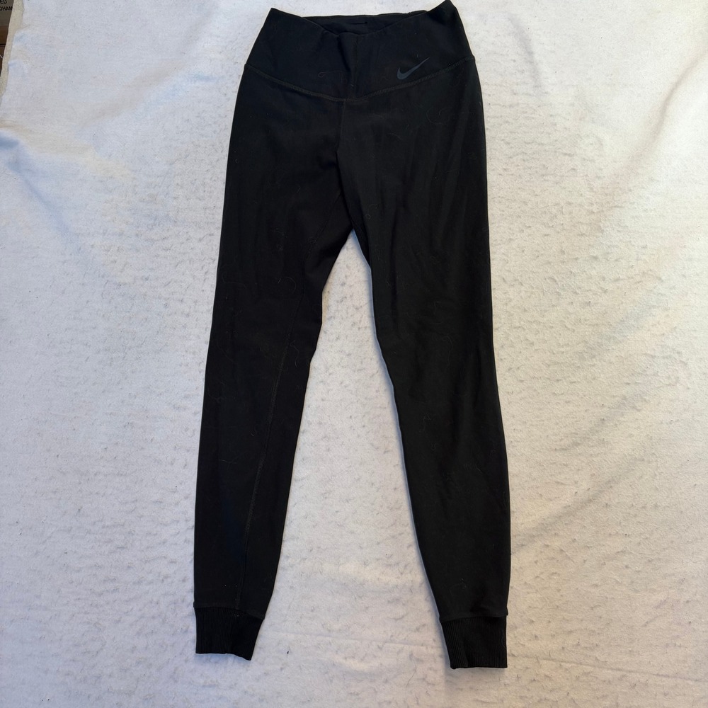 Nike Legend Pant Dri-Fit Womens XS Black High Rise Skinny Leg